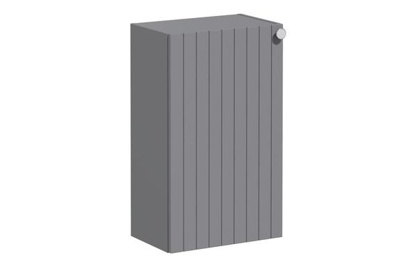 VitrA Root Groove 40cm 1 Door Slim Lower/Base Unit (LH Hinge) - Matt Grey